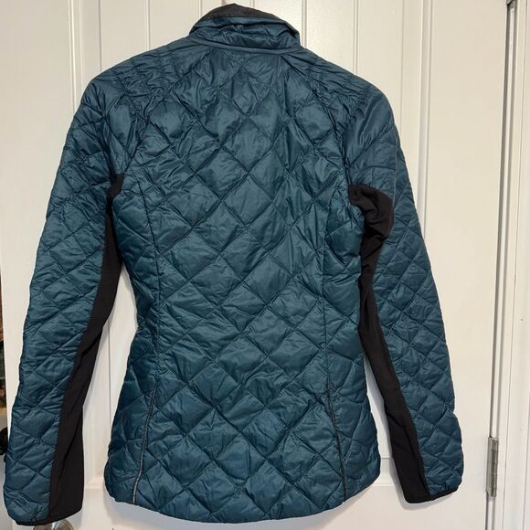 Lululemon Run Turn Around Women’s Reversible Jacket Alberta Lake/Black 4 Goose - Picture 4 of 9